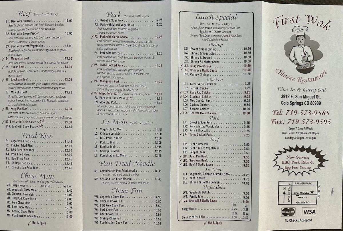 First Wok Menu - Image 2
